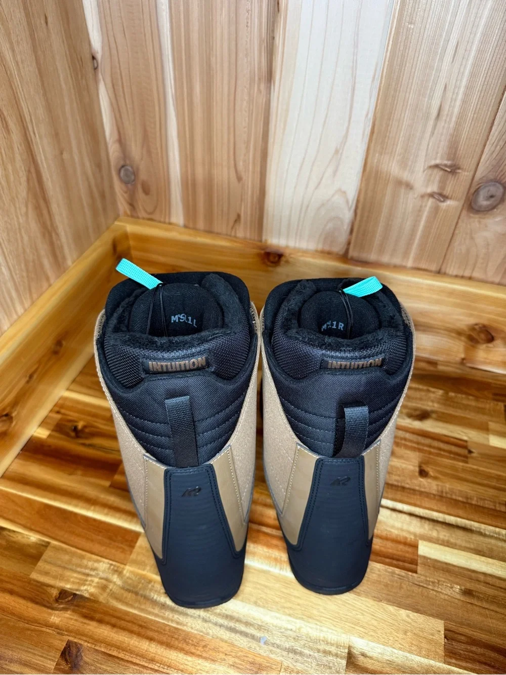 Brown and Black K2 Snowboard Boots with Boa Lacing